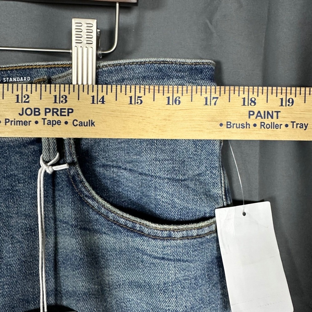 NWT Good American Standard Straight Jeans Sz 10 30 Indigo868 28 Inseam Mid-rise - Picture 6 of 10